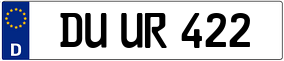 Truck License Plate